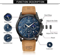 Load image into Gallery viewer, Waterproof Chronograph Men&#39;s Watch
