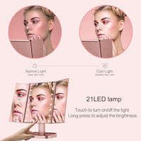 Load image into Gallery viewer, LED Makeup Mirror with 10X/3X/2X Magnification
