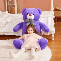 Load image into Gallery viewer, Giant Teddy Bear Stuffed Animal Plush Toy, Large Jumbo Teddy Bear 47 Violet
