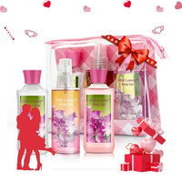 Load image into Gallery viewer, Sweet Bloom Spa Travel Set - Body Lotion, Shower Gel, Mist, Unisex Fragrance

