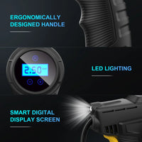 Load image into Gallery viewer, 150PSI Tire Inflator Portable Air Compressor

