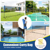 Load image into Gallery viewer, 10FT Adjustable Badminton Net Set with Carry Bag - Portable &amp; Easy Setup
