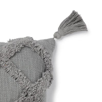 Load image into Gallery viewer, Tufted Trellis Decorative Pillow 20&quot;x20&quot; Grey
