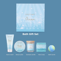 Load image into Gallery viewer, Bath and Body Set for Women - 5 Pcs Ocean Spa Baskets Holiday Beauty Christmas Birthday Gifts Sets for Her
