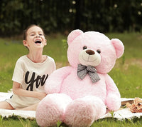 Load image into Gallery viewer, Giant 4Ft Pink Teddy Bear - Soft Plush Toy for All Ages &amp; Occasions
