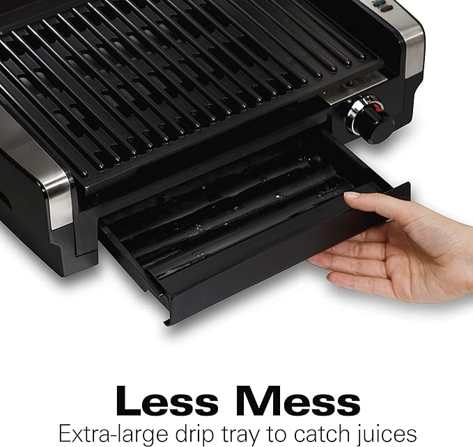 Beach Electric Indoor Grill with Searing & Adjustable Temp Control