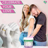 Load image into Gallery viewer, Couples Hand Casting Kit - Perfect for Anniversaries, Weddings &amp; Gifts
