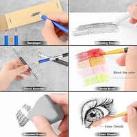 Load image into Gallery viewer, 176-Piece Art Supplies Kit with 3-Color Sketch Pad &amp; Drawing Tools
