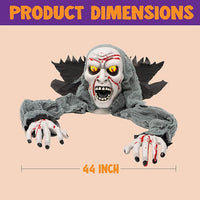 Load image into Gallery viewer, Terrifying Light-Up Zombie Groundbreaker w/ Sound for Halloween Yard Decor
