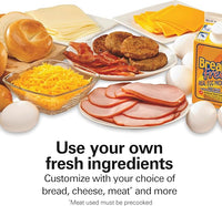 Load image into Gallery viewer, Breakfast Sandwich Maker with Timer, Silver 25490
