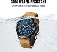 Load image into Gallery viewer, Waterproof Chronograph Men&#39;s Watch
