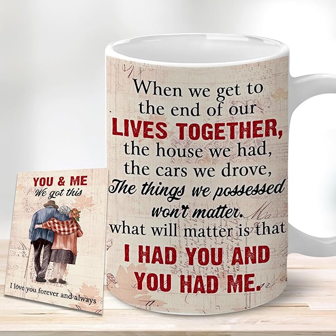 11 oz Ceramic Mug - Perfect Gift for Wife, Husband