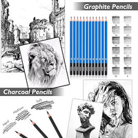 Load image into Gallery viewer, 176-Piece Art Supplies Kit with 3-Color Sketch Pad &amp; Drawing Tools
