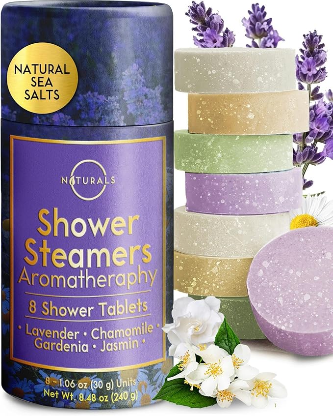 8-Piece Aromatherapy Shower Steamers Gift Set - Relaxation & Spa Experience