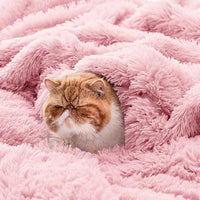 Load image into Gallery viewer, Sherpa Fleece Blanket - Ultra Soft, Cozy, Fuzzy Faux Fur Throw 50&quot;x60
