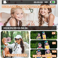 Load image into Gallery viewer, Kids Instant Print Camera – 1080P HD Dual-Lens Selfie Cam
