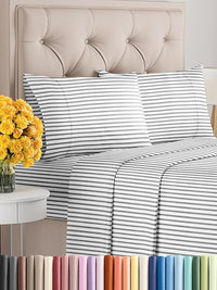 Load image into Gallery viewer, Queen Size 4-Piece Sheet Set - Soft, Breathable &amp; Cooling
