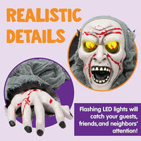 Load image into Gallery viewer, Terrifying Light-Up Zombie Groundbreaker w/ Sound for Halloween Yard Decor
