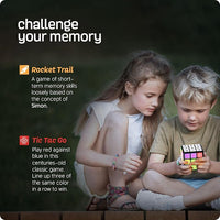 Load image into Gallery viewer, Rechargeable Game Activity Cube with 9 Brain &amp; Memory Games for Kids
