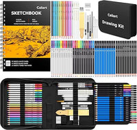 Load image into Gallery viewer, 176-Piece Art Supplies Kit with 3-Color Sketch Pad &amp; Drawing Tools
