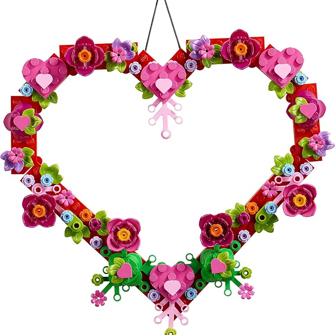 LEGO Heart Ornament Building Kit