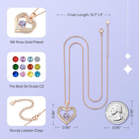 Load image into Gallery viewer, Lucktree 18K Rose Gold Necklaces for Women
