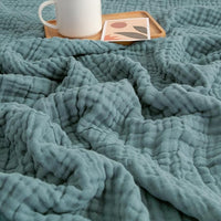 Load image into Gallery viewer, Cotton Throw Blanket 50&quot;x60&quot; - Lightweight &amp; Breathable All-Season
