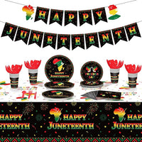 Load image into Gallery viewer, 172-Piece Juneteenth Party Supplies Set
