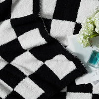 Load image into Gallery viewer, Checkered Microfiber Throw Blanket - Soft, Cozy, Lightweight &amp; Warm 50&quot;x70&quot;
