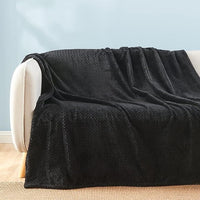 Load image into Gallery viewer, Flannel Fleece Throw Blanket - Super Soft, Lightweight, Leaves Pattern 50&quot;x60
