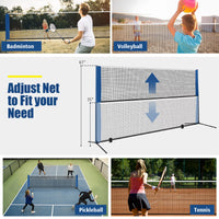 Load image into Gallery viewer, 10FT Adjustable Badminton Net Set with Carry Bag - Portable &amp; Easy Setup
