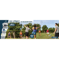 Load image into Gallery viewer, 2-in-1 Volleyball and Badminton Set with Adjustable Net
