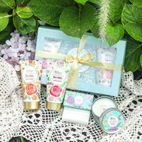 Load image into Gallery viewer, Lotion Gift Sets for Women, Rose Water Body Care Sets for Holiday Beauty Birthday
