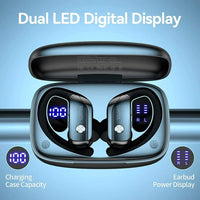 Load image into Gallery viewer, Wireless Sports Earbuds with LED Display Charging Case
