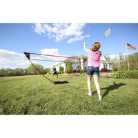 Load image into Gallery viewer, Portable Badminton Set with Freestanding Base - Instant Setup
