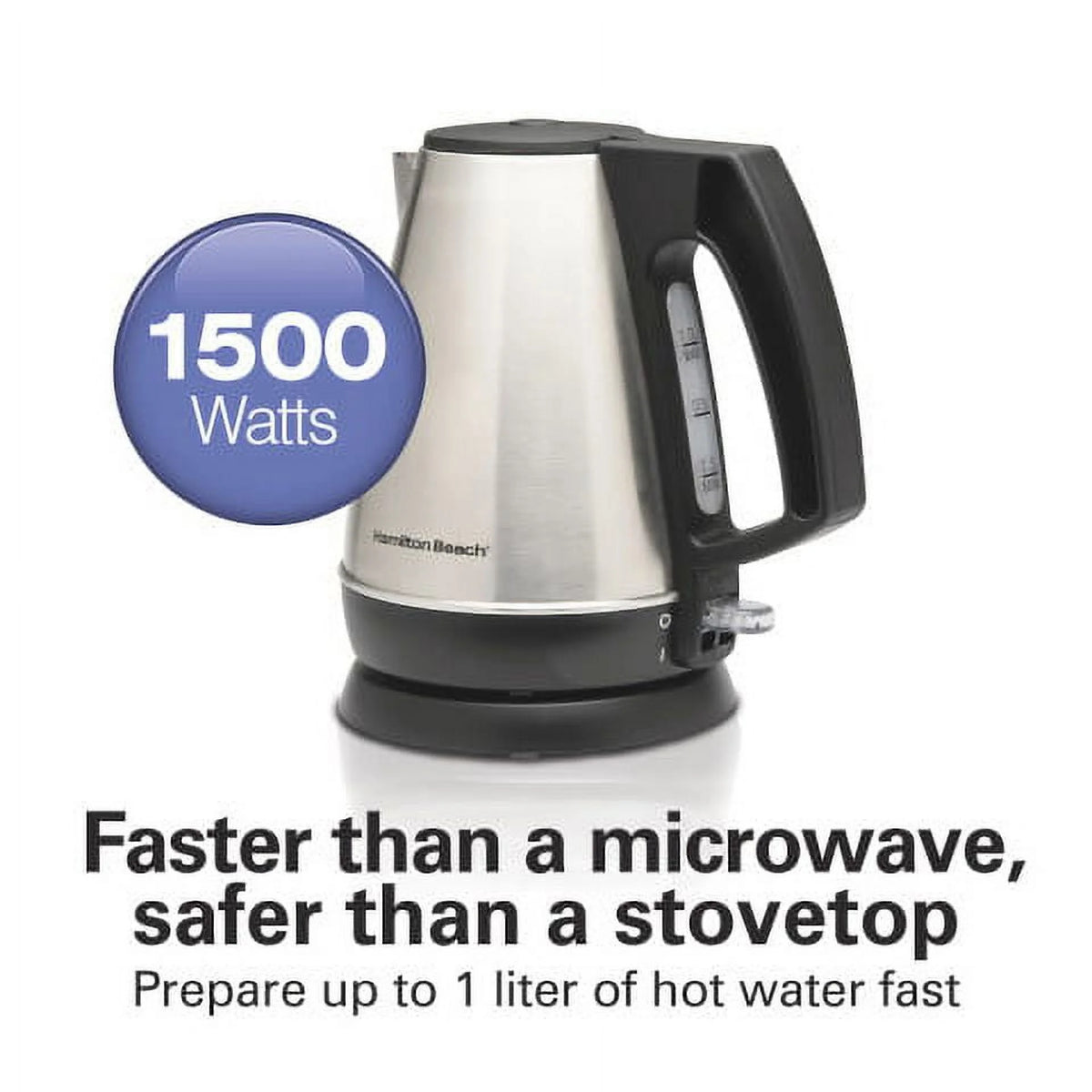 1 Liter Stainless Steel Electric Kettle