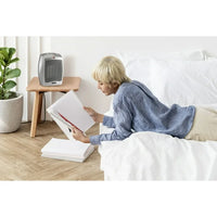Load image into Gallery viewer, 1500W Electric Ceramic Space Heater, Adjustable Thermostat - Silver
