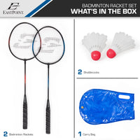 Load image into Gallery viewer, Badminton Set with Durable Rackets &amp; Shuttlecocks
