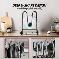 Load image into Gallery viewer, Adjustable 8-Tier Pot and Pan Rack Heavy Duty Kitchen Organizer
