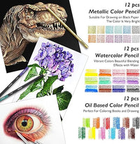 Load image into Gallery viewer, 176-Piece Art Supplies Kit with 3-Color Sketch Pad &amp; Drawing Tools
