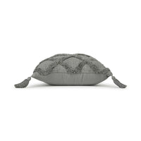 Load image into Gallery viewer, Tufted Trellis Decorative Pillow 20&quot;x20&quot; Grey

