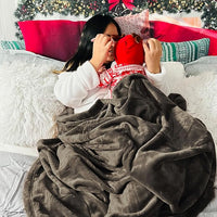 Load image into Gallery viewer, Blanket Queen Plush, Lightweight, Cozy Bed Blanket 90x90 Inches
