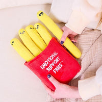 Load image into Gallery viewer, Emotional Support Fries Plush Toy - Soft Stuffed French Fry Set for Comfort &amp; Fun
