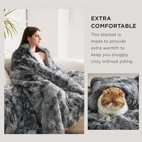 Load image into Gallery viewer, Sherpa Fleece Blanket - Ultra Soft, Cozy, Fuzzy Faux Fur Throw 50&quot;x60
