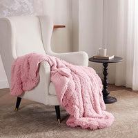 Load image into Gallery viewer, Sherpa Fleece Blanket - Ultra Soft, Cozy, Fuzzy Faux Fur Throw 50&quot;x60
