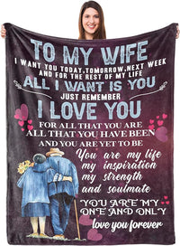 Load image into Gallery viewer, Wife Throw Blanket 55&quot;x70&quot;
