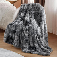 Load image into Gallery viewer, Sherpa Fleece Blanket - Ultra Soft, Cozy, Fuzzy Faux Fur Throw 50&quot;x60
