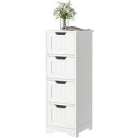 Load image into Gallery viewer, Modern Bathroom Floor Cabinet with 4 Drawers
