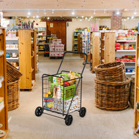 Load image into Gallery viewer, Heavy-Duty Folding Shopping Cart with Rotating Wheels
