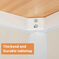 Load image into Gallery viewer, Spacious Wood Computer Desk with Sturdy Metal Frame - Oak
